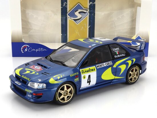 SUBARU IMPREZA STI WRC N 4 WINNER RALLY MONTECARLO 1997 PIERO LIATTI - FABRIZIA PONS