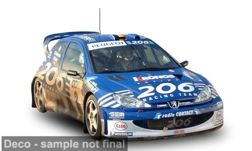 Sun Star, Peugeot 206 WRC, Rallye du Condroz, 2003, #2