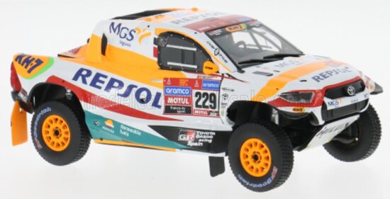 Toyota Hilux GR DKR N 299  WHITE ORANGE