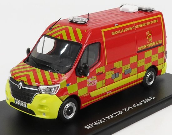 RENAULT - MASTER VAN VSAV SDIS 83 SAPEURS POMPIERS DU VAR AMBULANCE 