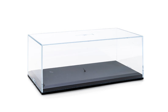 PVC box for models in scale 1:24 - black board. 23.6cm
