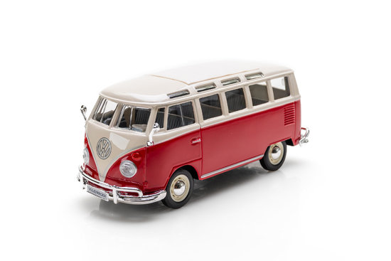 Volkswagen Van Samba, Bílo/červená