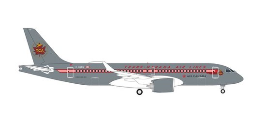 Airbus A220-300 – Air Canada – Trans Canada Air Lines retro livery 