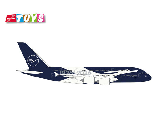  Airbus A380 Lufthansa "100 Years" Aviation Toy