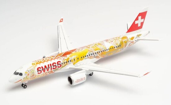 AIRBUS A220-300 "FÊTE DES VIGNERONS" Swiss International Airlines