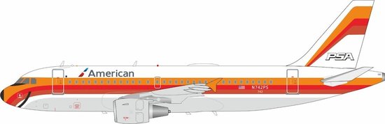 Airbus A319-112 American Airlines - Pacific Southwest Airlines