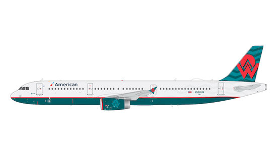 Airbus A321 American Airlines "America West" Heritage Livery