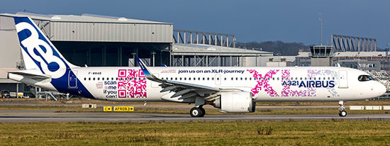 Airbus A321neo Airbus ''XLR Title Livery" 