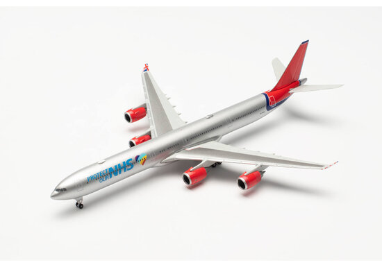 Airbus A340-600 - Maleth Aero "Protect Our NHS"