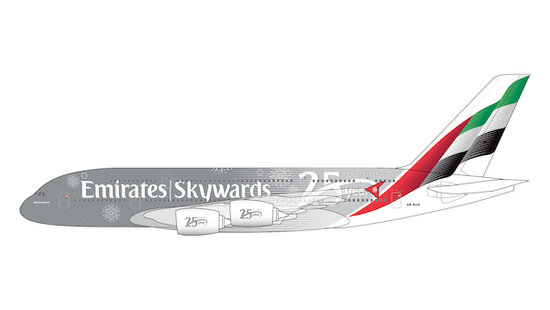 Airbus A380 Emirates "Skywards 25 Year Anniversary"