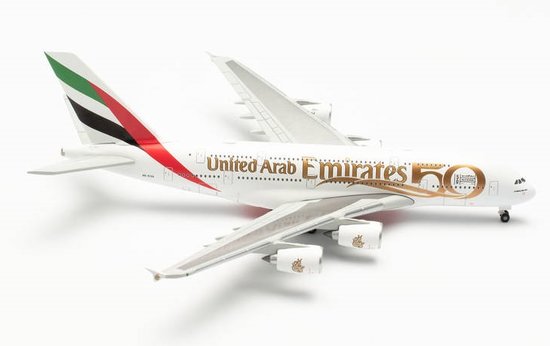 Airbus A380 - Emirates  "UAE 50th Anniversary"