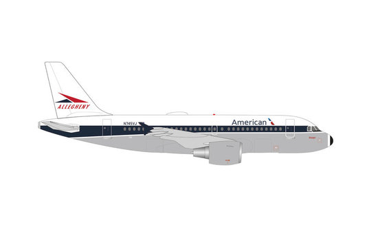 AIRBUS A319 AMERICAN AIRLINES - ALLEGHENY HERITAGE LIVERY