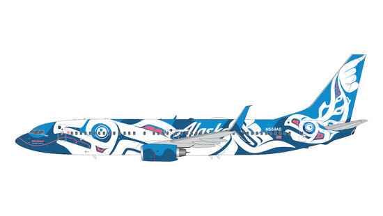 Boeing 737-800 Alaska Airlines "Xáat Kwáani" (Salmon People) 