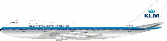 Boeing 747-206B KLM Royal Dutch Airlines "Donau"