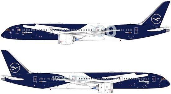 Boeing 787-9 Dreamliner Lufthansa "100 anniversary"