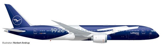 Boeing 787-9 Dreamliner Lufthansa 100 Jahre, Berlin