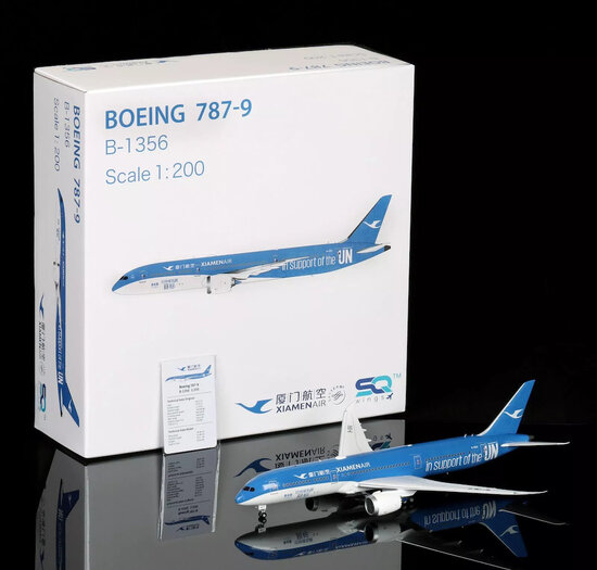 Boeing 787-9 Dreamliner Xiamen Airlines "United Nations GOAL"