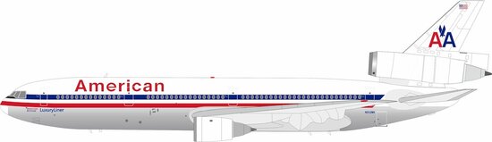 Douglas DC10-10 American Airlines Polished