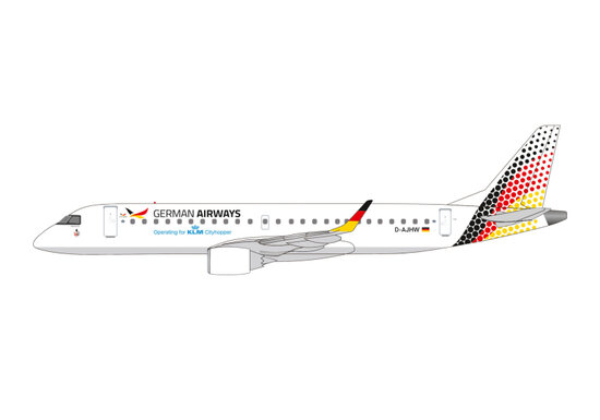 Embraer E190 German Airways - new (2025) colors – D-AJHW