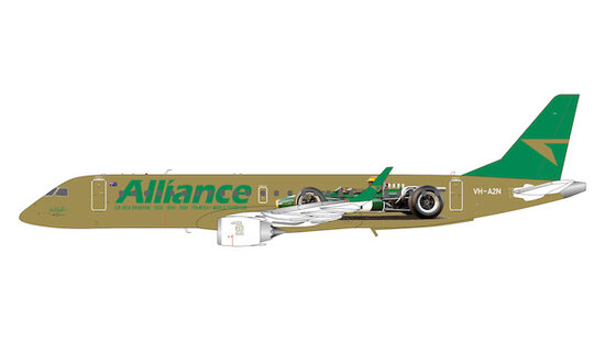 Embraer ERJ190 Alliance Airlines "Sir Jack Brabham Formula 1 car"
