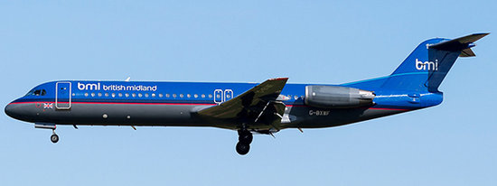 Fokker 100 British Midland
