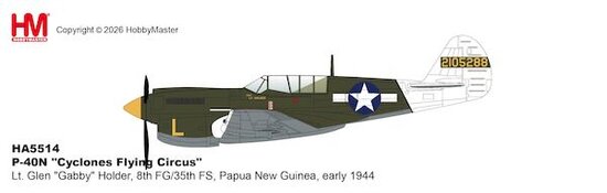 P-40N "Cyclones Flying Circus"