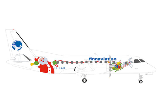 Saab 340 Finnaviation Santa / X-mas
