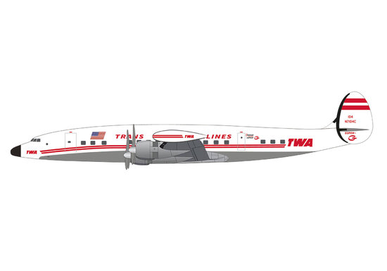 TWA Trans World Airlines Lockheed L-1049G Super Constellation