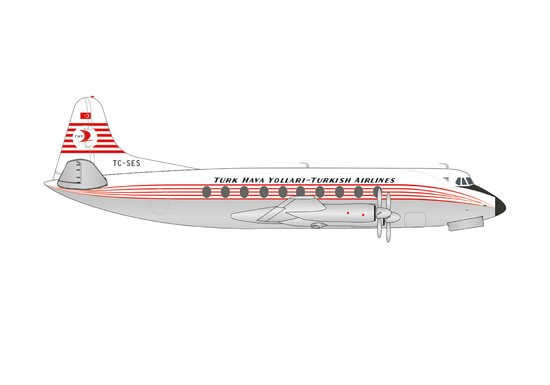 航空機・ヘリコプター herpaAloha Airlines Vickers Viscount700 Vickers Viscount 700 Turkish Airlines | Modelsnavigator.com