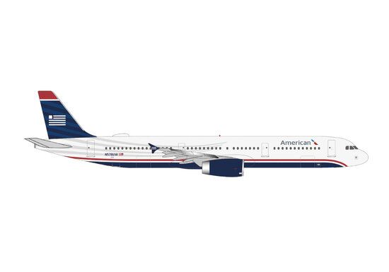 Airbus A321 - US Airways Heritage livery American Airlines 