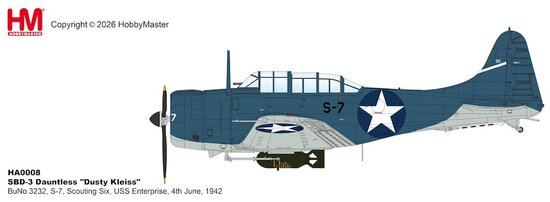 Douglas SBD-3 Dauntless "Dusty Kleiss"