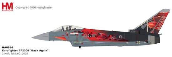Eurofighter EF2000 "Back Again", TaktLwG, 2025