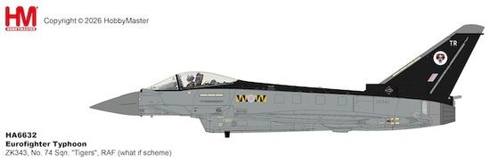 Eurofighter EF2000 , No. 74 Sqn. "Tigers"