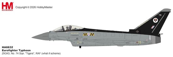 Eurofighter EF2000 No. 74 Sqn  Tigers RAF