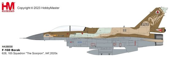 F16D Fighting Falcon Barak , 105 Squadron "The Scorpion"