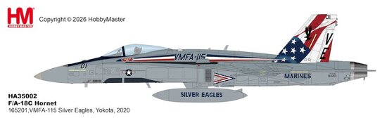 F/A-18C Hornet, VMFA-115 Silver Eagles, Yokota, 2020
