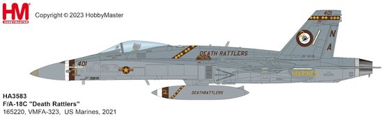 F/A-18C VMFA-323 Hornet "Death Rattlers" US Marines (2021)