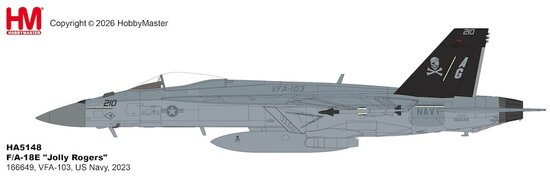 F/A-18E "Jolly Rogers" VFA-103, US Navy, 2023