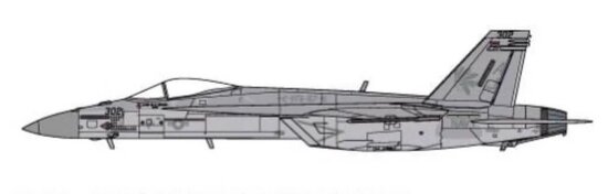 F/A18E Hornet U.S. NAVY Golden Warriors