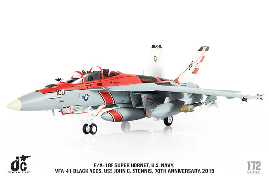 F/A18F Super Hornet US Navy, VFA-41  Black Aces, 70th Anniversary Edition, 2015