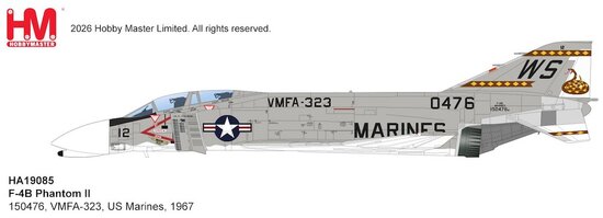 McDonnell Douglas F-4B Phantom US Marines, 1967