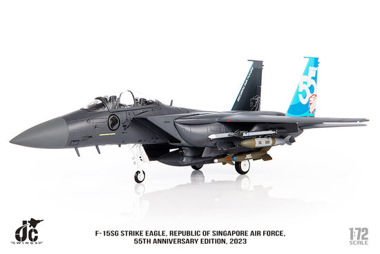 McDonnell Douglas F15SG Strike Eagle Republic of Singapore Air Force, 55th Anniversary Edition, 2023 RSAF