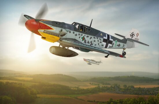 Messerschmitt Bf109G-6 - Major Hermann Graf