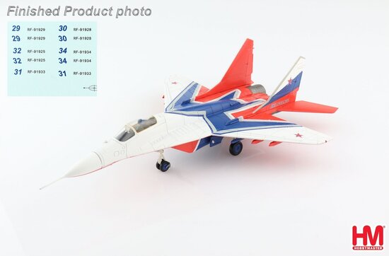 MIG29A Fulcrum Strizhi Aerobatic Team Russian Aerospace Force , 2019