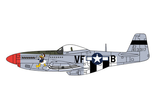 P-51 Mustang - Capt.D.R.Emerson, 336th FS, 4th FG, 8th AF, Debden UK 1944