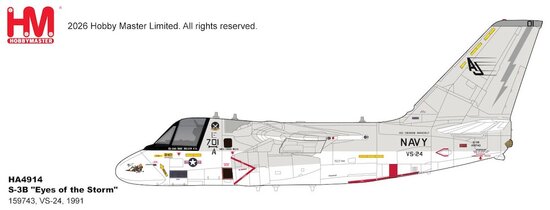 S3B Viking US Navy, "Eyes of the Storm" 159743, 1991