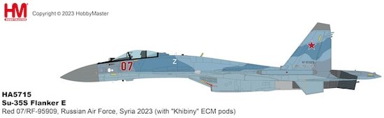 Suchoi Su35S Flanker E Red 07 Russian Air Force, Syria 2023