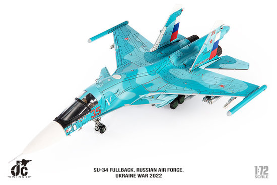 Sukhoi SU-34 Fullback Russian Air Force, Ukraine War, 2022 Red 35