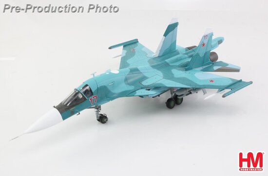 Sukhoi SU34 Fighter Bomber Red 17, Russian Air Force 