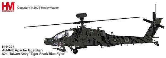 Boeing AH-64E Apache Guardian, Taiwan Amry "Tiger Shark Blue Eyes"